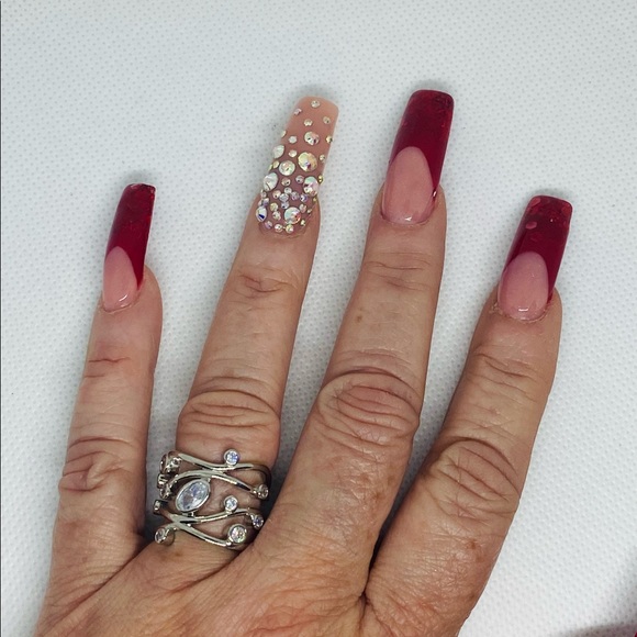 Silver Plated Cz Ring - Picture 5 of 5